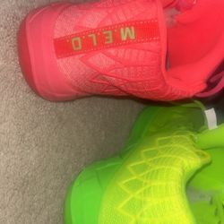 Rick and morty lamelo ball  basketball shoes 