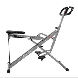 New SUNNY HEALTH & FITNESS Upright Row-N-Ride Rowing Machine