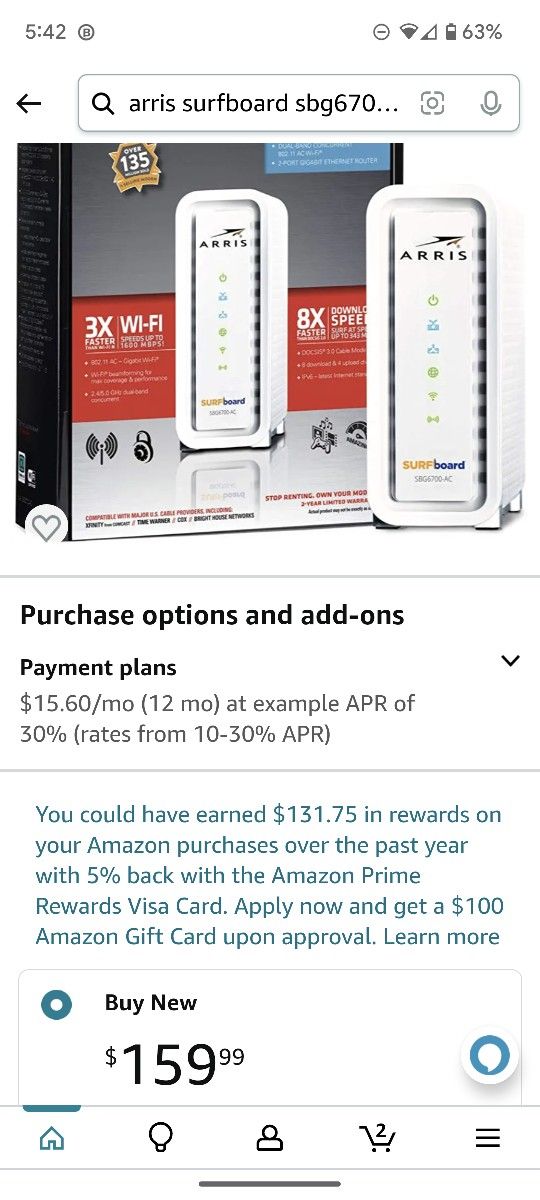 Cable Modem & Wi-Fi Router