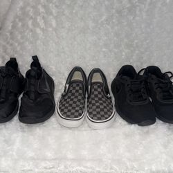 Boys Sz 2 Nike And Vans