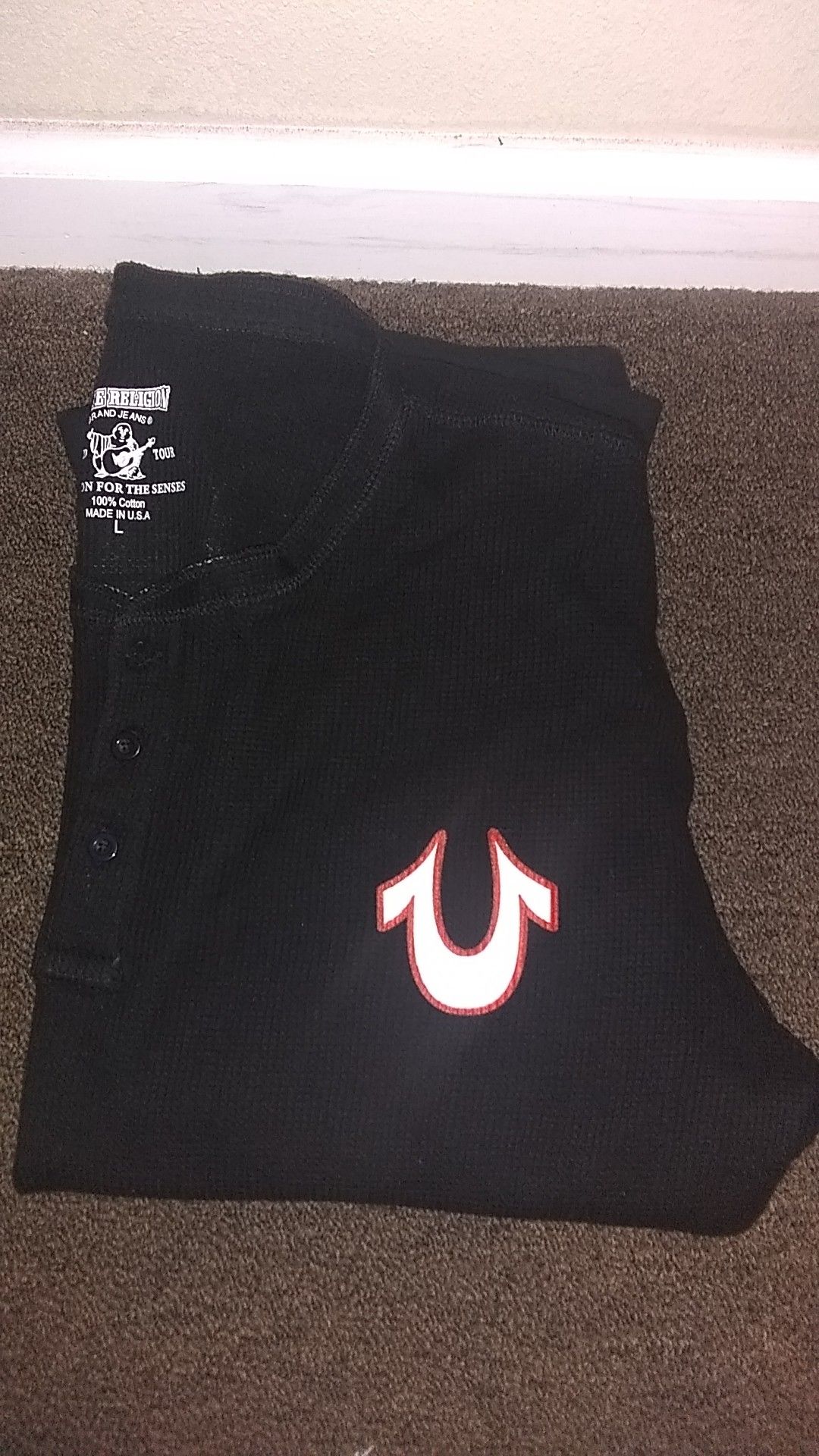 Black true religion sweater