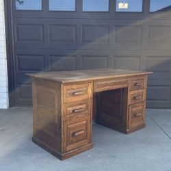 Mid Century Modern Solid Wood Desk