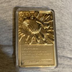 Pokemon Poliwhirl 1999 Limited Edition 23K Gold Plated Pokemon Trading Card 