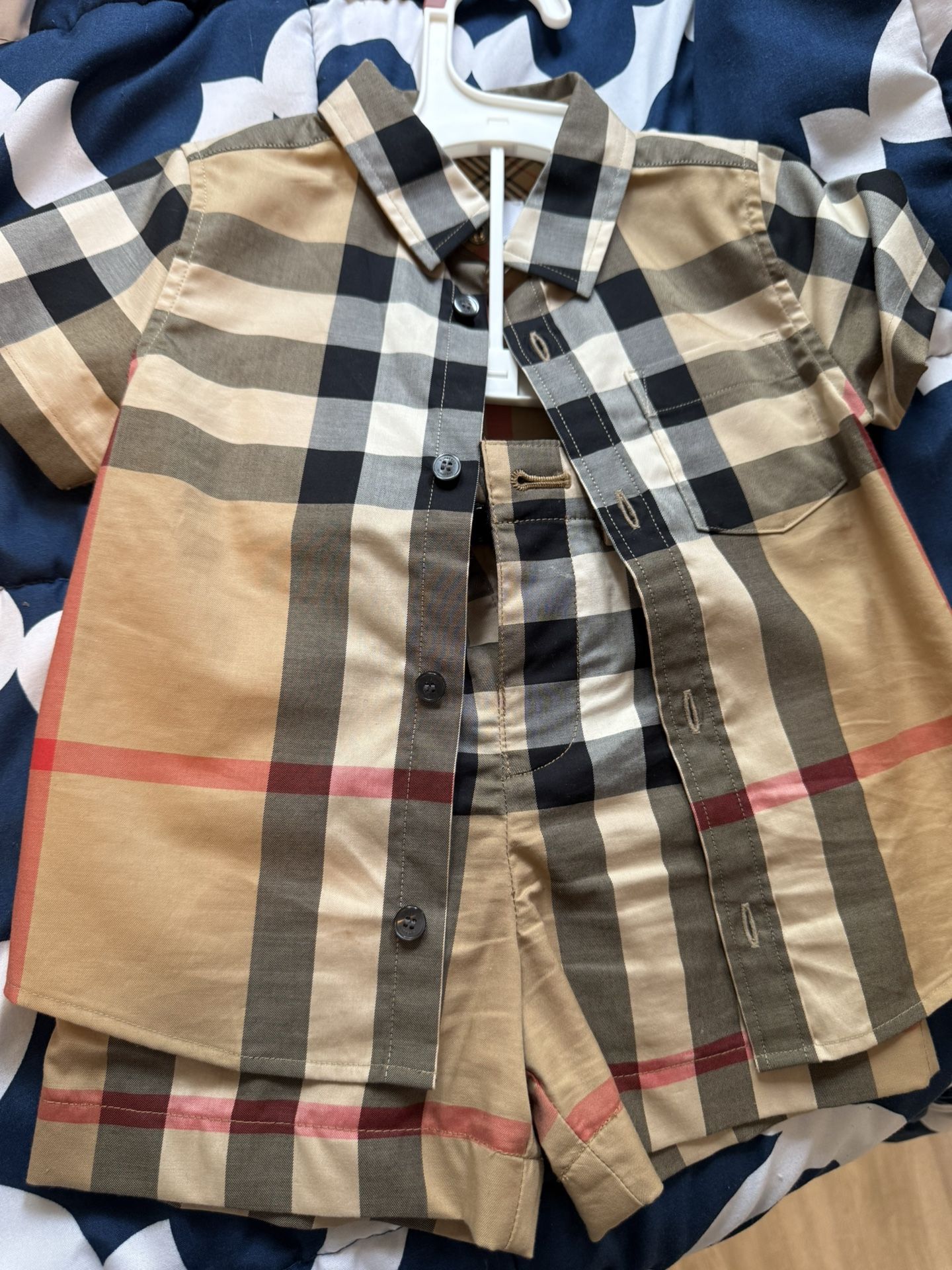Burberry Shorts Set & Burberry Jeans