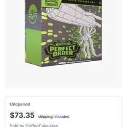 Perfect Order Etb New Unopened 