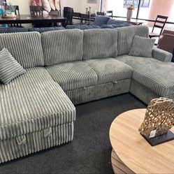 Double Storage Sleeper Sofa 