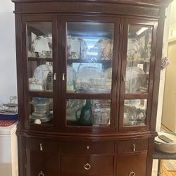 Wood China Cabinet 