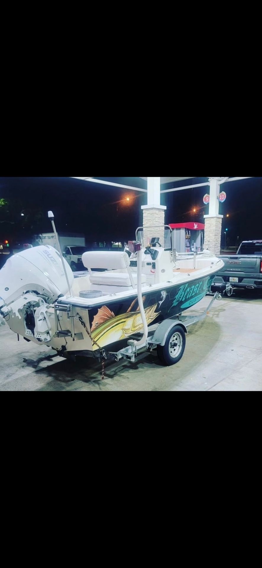 2004 17’ century Center Console Boat New Motor