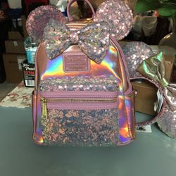 Walt Disney World Earisescent Loungefly With Headband