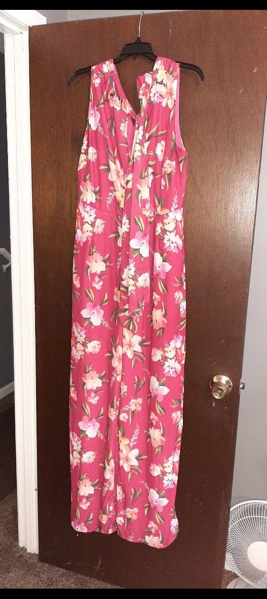 Dressy Floral Jumpsuit