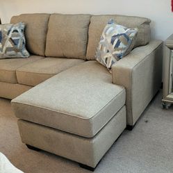 Reversable Sectional Dark Beige Color (Sofa Chaise) New