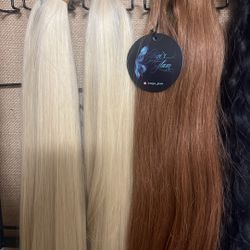 Brunette And Blonde Hair Extensions
