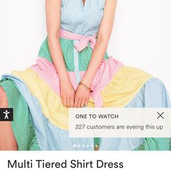 Boden Multi Tiered Shirt Dress