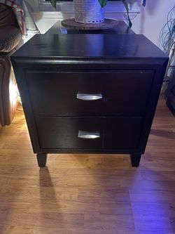 Wood 2 Drawer Dresser 