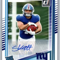 Cam Skattebo Rated Rookie Numbered /199 Autograph- Donruss