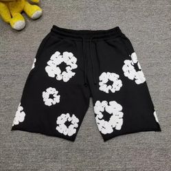 Denim Tears black sports shorts