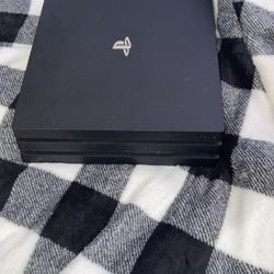 PS4 Pro With Controller And Cables