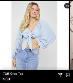 Beautiful Crop Top/women’s Top