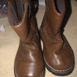 Little Girls Mid Calf Western Boots Size 8c