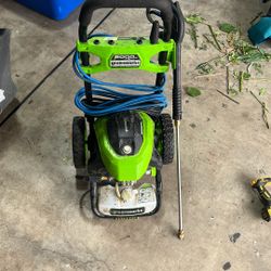 Greeworks 2000 PSI 1.2 CPM Pressure Washer