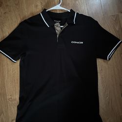 Coach Signature Trim Polo