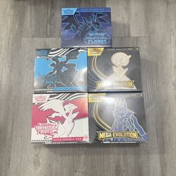 Pokemon Scarlet Violet and Mega Evolution ETB