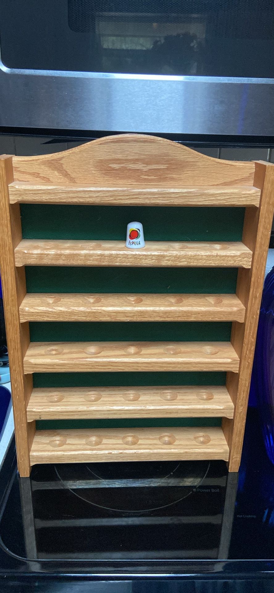 Thimble Rack, thimbles, Solid Wood Thimble Rack Made In Oregon