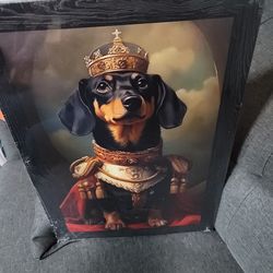 dachshund metal displate brand collectable photo