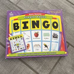 Spanish Bingo board game 