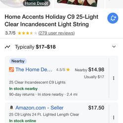 Christmas lights