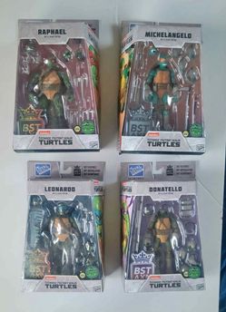 TMNT BST AXN Battle Ready Edition Figure Set of 4