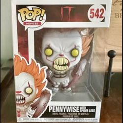 Pennywise IT Funko Pop 542 spider Legs brand new