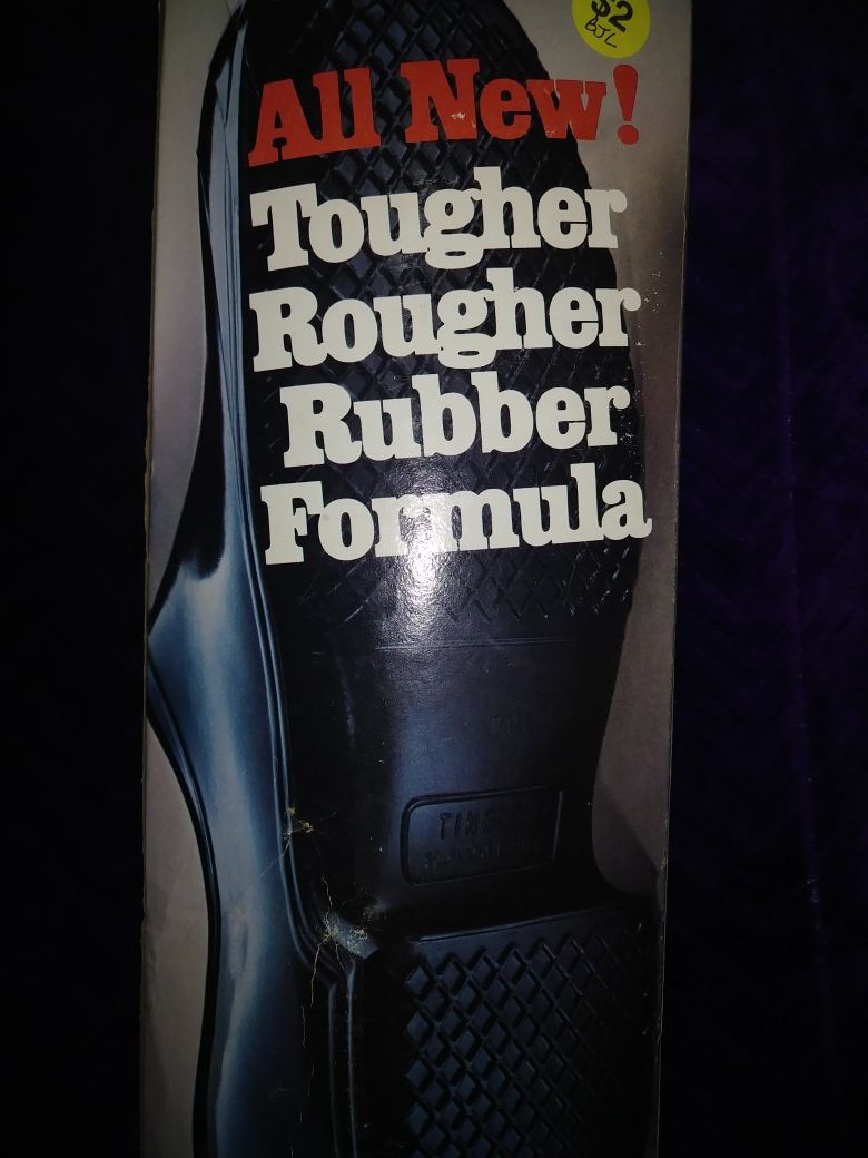 Tough rubber shoes