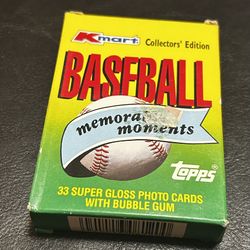 1988 Topps Kmart Memorable Moments Boxed Set