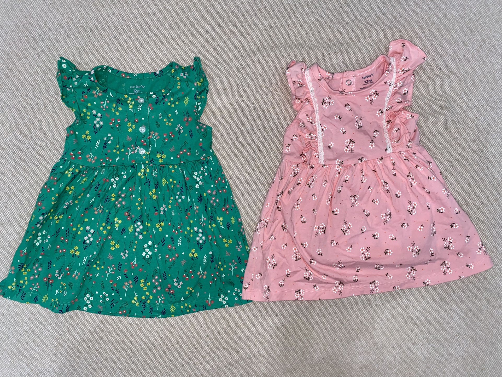 size-12-months-baby-girl-clothes-2-carter-s-toddler-dresses-for-sale