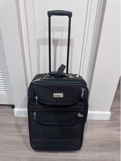 Ciao Expandable 22” Rolling Carry On Suitcase Luggage Black