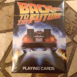 Brand New Back To The Future Playing Cards In Box Unopened