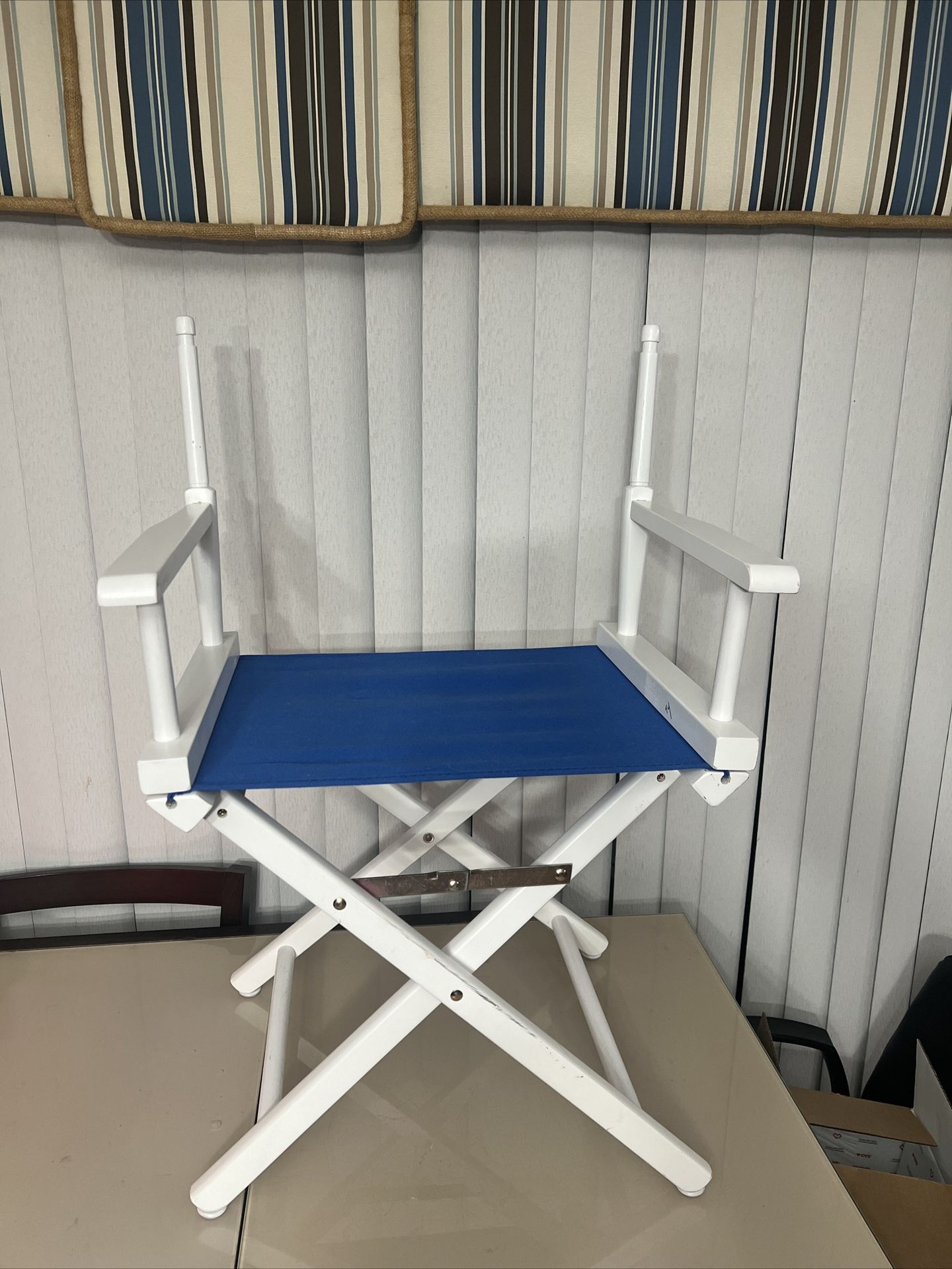 Directors Directors Folding Chair Frame Only Seat Cover Only! Pre owned in good condition with minor cosmetic blemishes. These blemishes are in the f