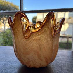 Venetian blown glass vase