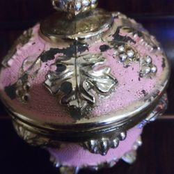Pink Glass Candy Dish
