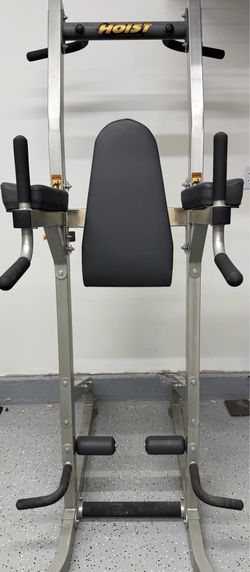 Hoist pull-up bar/dip station/captains chair