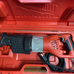 Milwaukee 6538-21 15amp 120v Corded Super Sawzall Reciprocating Saw 
