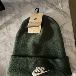 Nike Peak Tall Cuff Futura Beanie - Green - HF0186-323 - One Size - Unisex