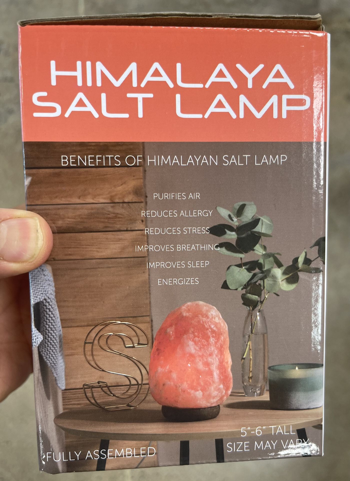 Salt Lamp, Air Purifier, 5-6 Inches Tall