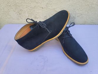 Navy Blue Suede Chukka Desert Boots size 11