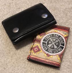 2- TRI FOLD WALLETS ($5 EACH)