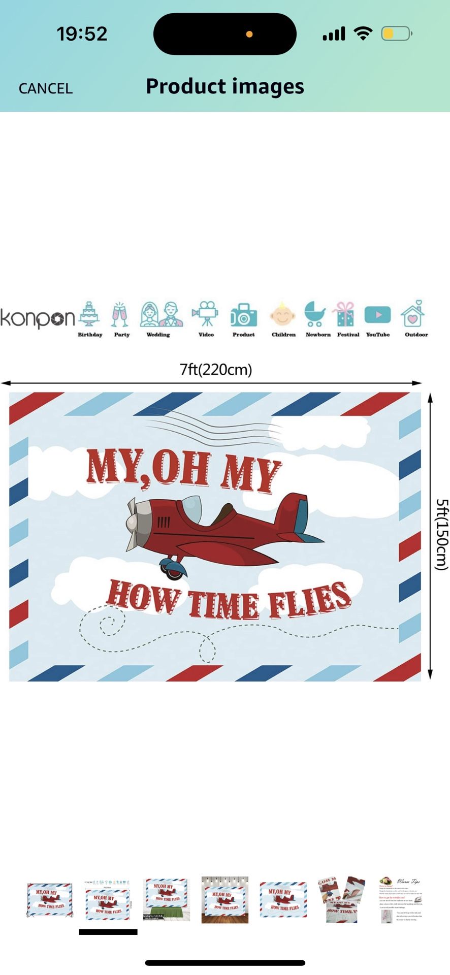 Birthday Party Decorations - Airplane