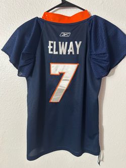 Reebok Retro Denver Broncos Woman’s Customized John Elway Stitched Jersey Small