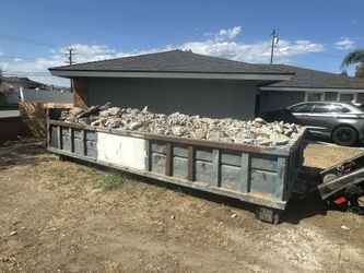 Concrete Dumpster 