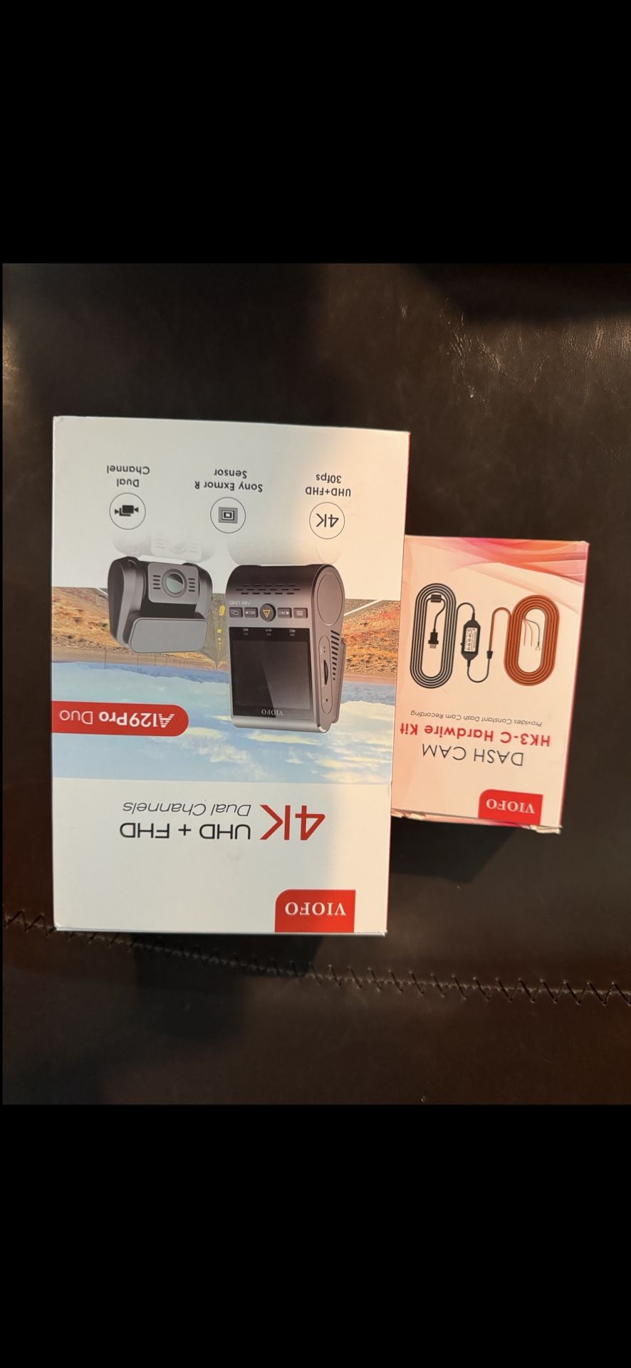 VIOFO PRO DUAL 4K DASH CAM + VIOFO HARDWIRE KIT